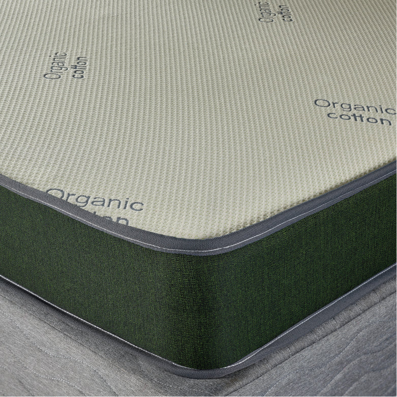 Sunidra CL200 - Certified Natural Orthopedic Coir Latex Mattress – White